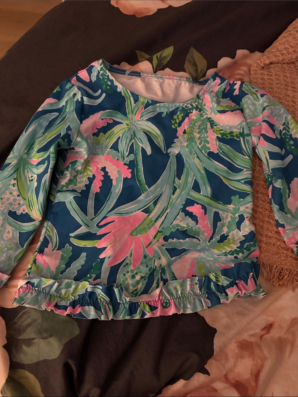 💋 Lilly Pulitzer Margo rashguard top